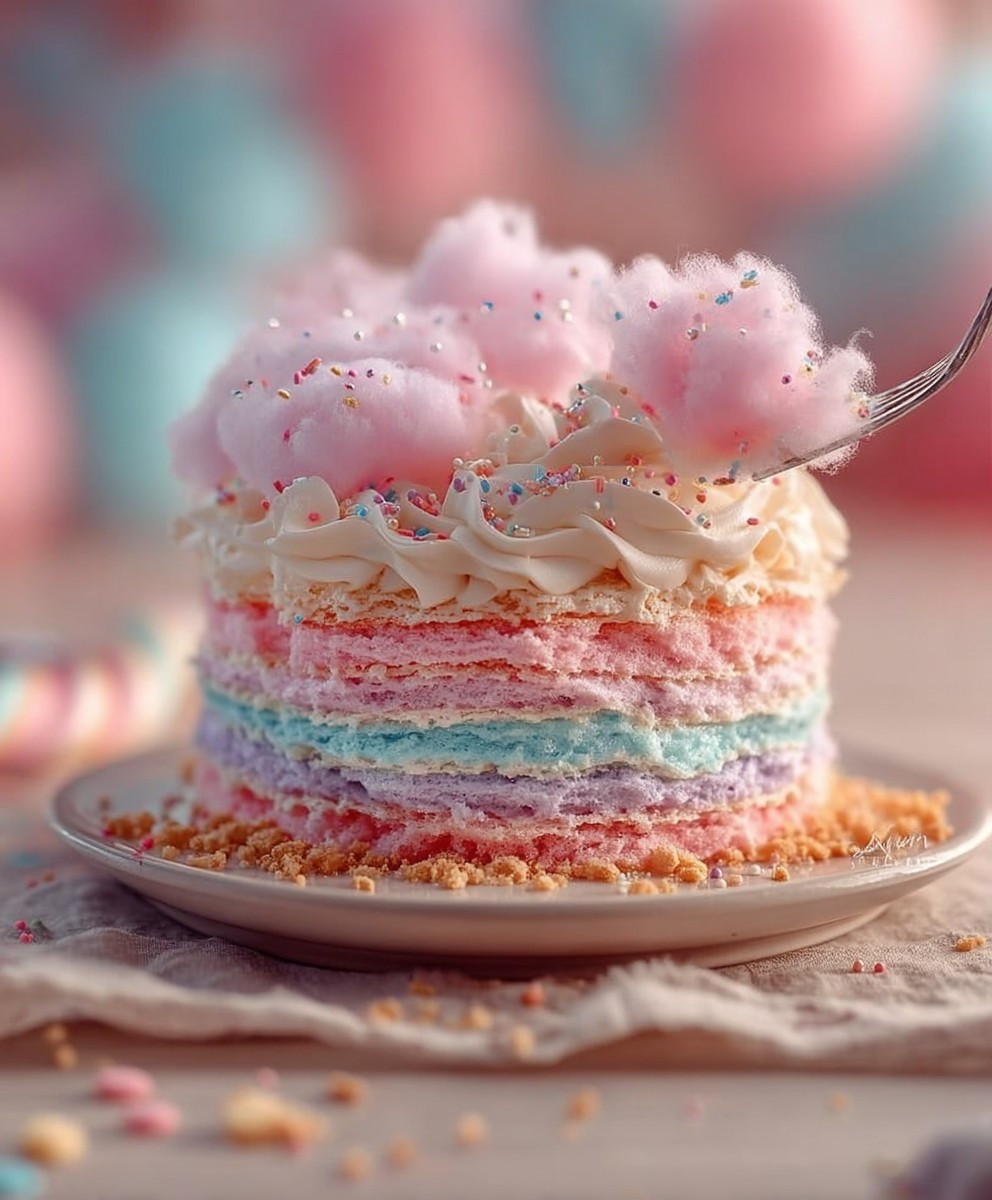 Cotton Candy Cake