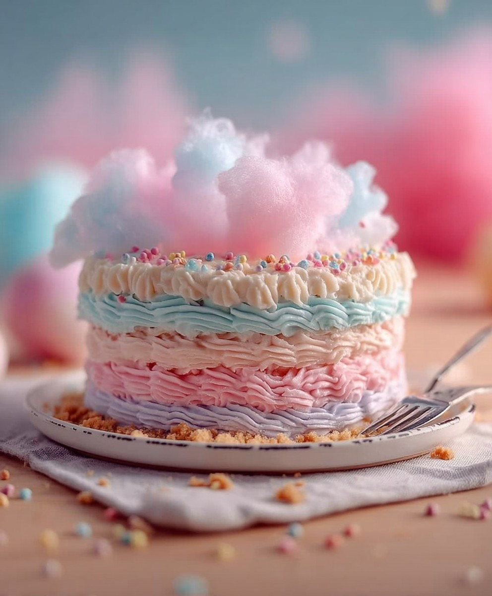 Cotton Candy Cake