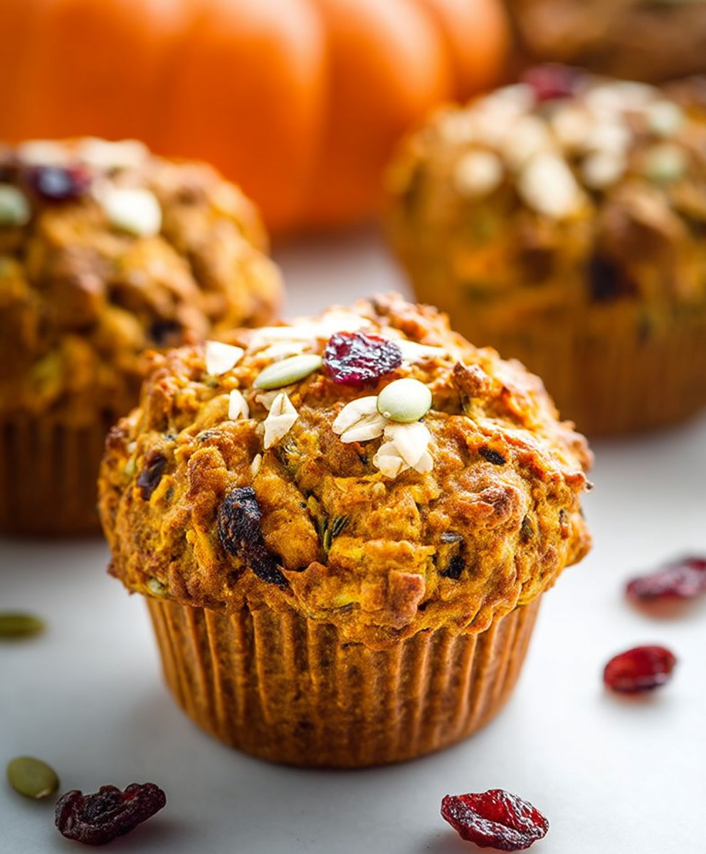 Pumpkin Morning Glory Muffins