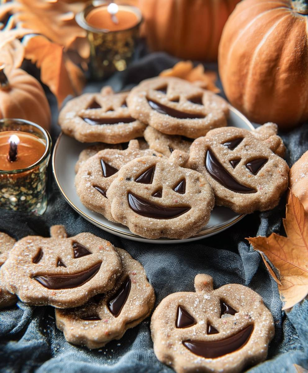 Jack O Lantern Cookies