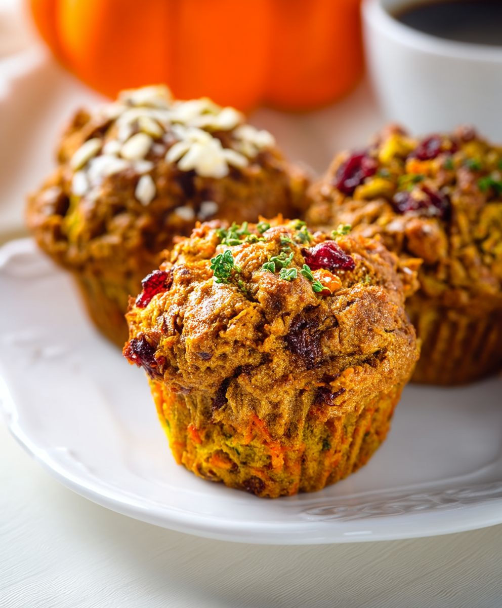 Pumpkin Morning Glory Muffins