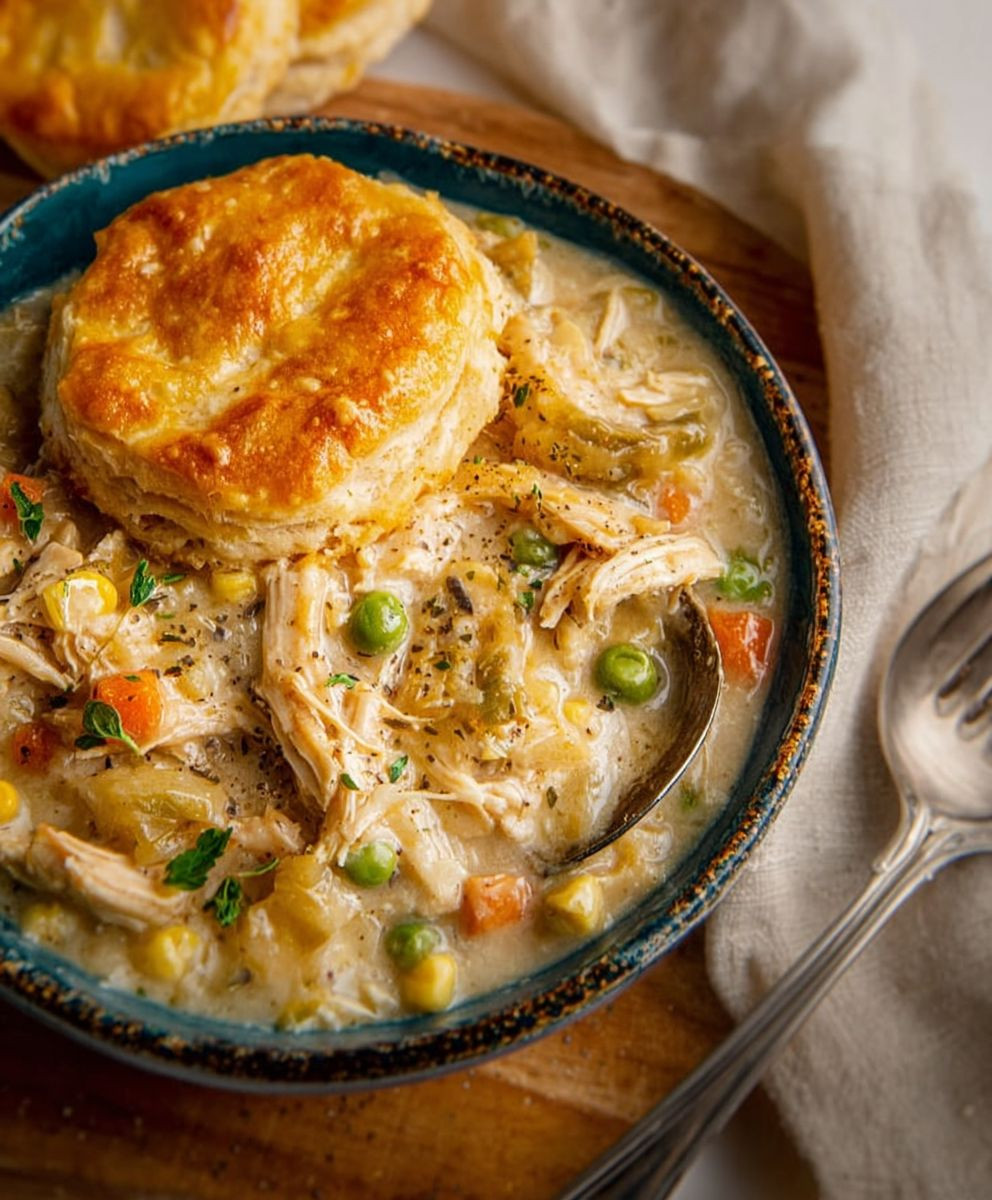 Crock Pot Chicken Pot Pie