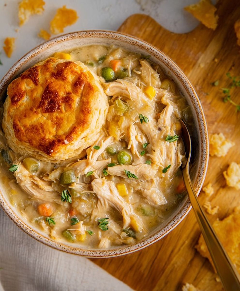 Crock Pot Chicken Pot Pie
