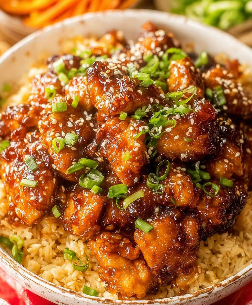 Slow cooker orange chicken