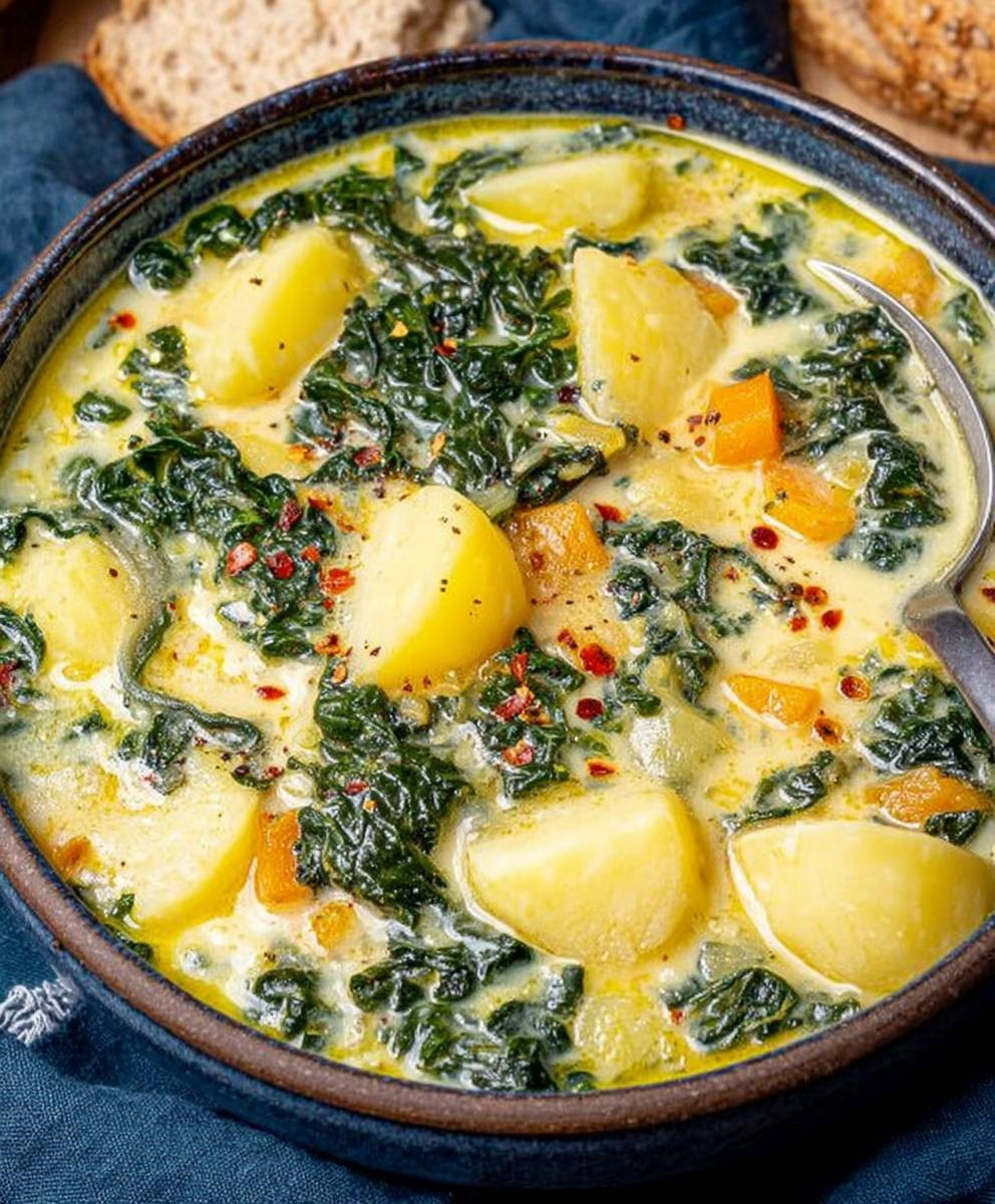 Potato kale soup