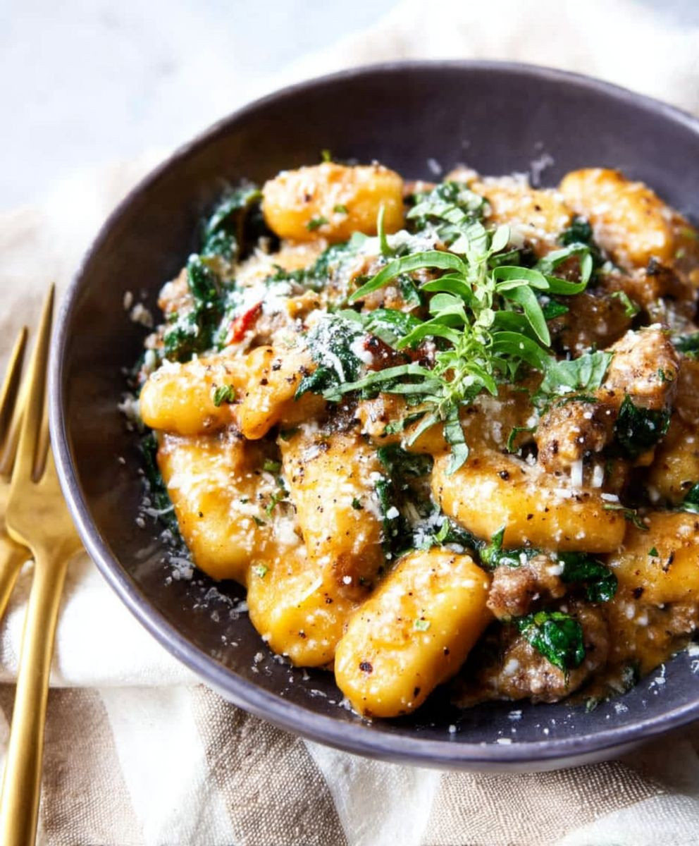 Pumpkin Sausage Gnocchi