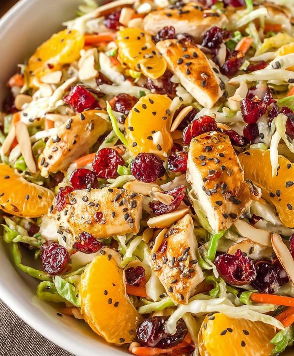 Asian Chicken Cranberry Salad