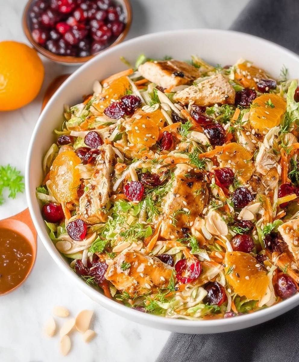 Asian Chicken Cranberry Salad