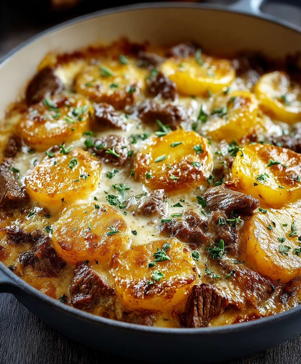 Creamy Beef Potato Casserole