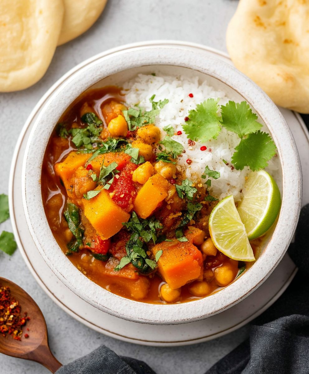 Moroccan Pumpkin Chickpea Stew