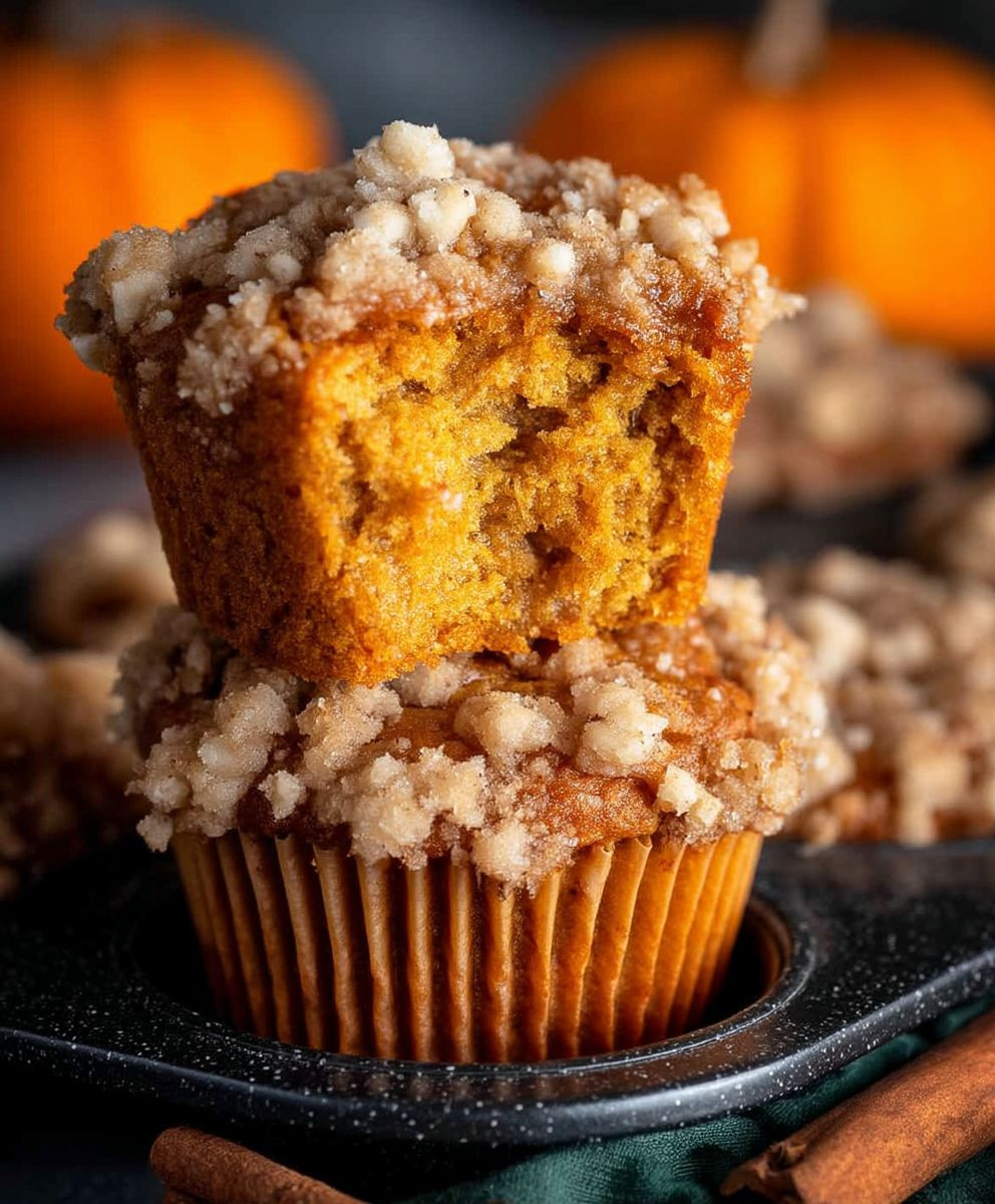 Pumpkin Streusel Muffins