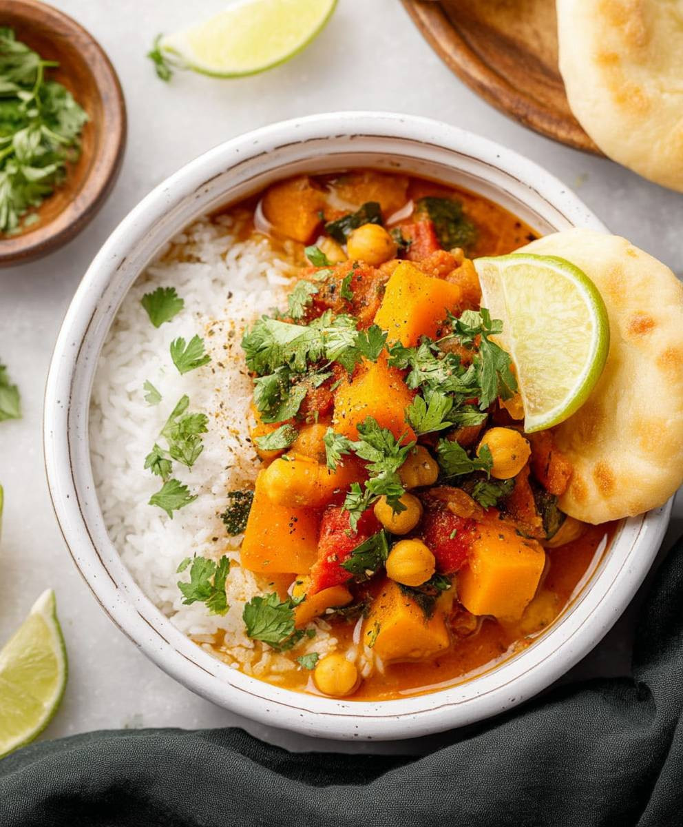 Moroccan Pumpkin Chickpea Stew
