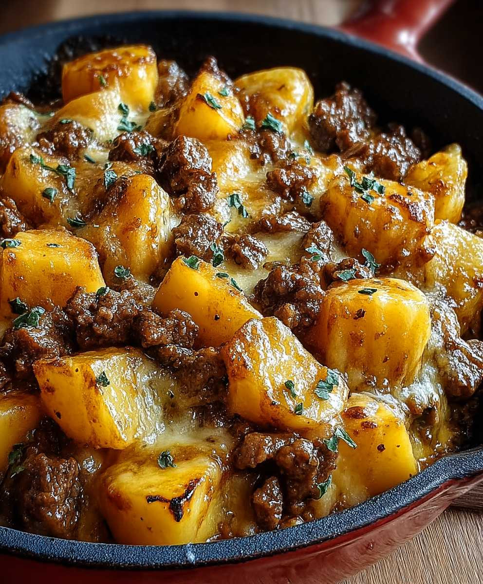 Cheesy Beef and Potatoes