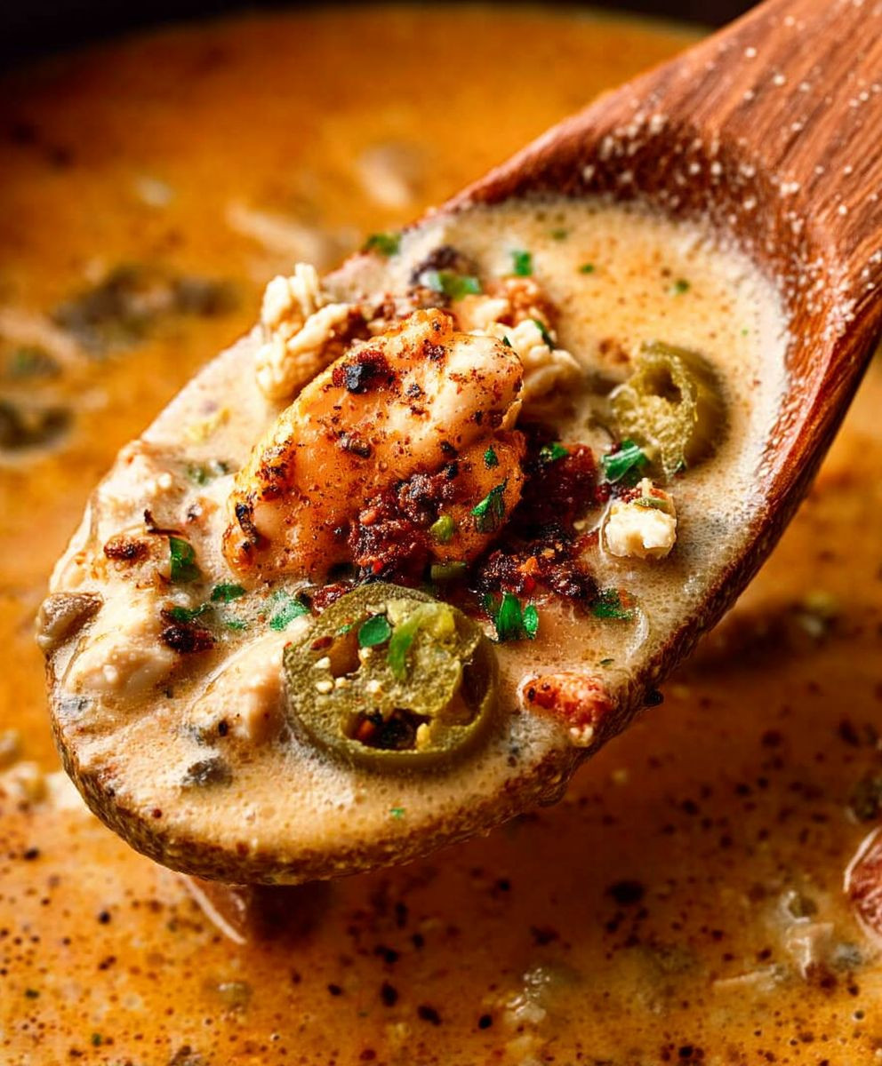 Cajun white chicken chili