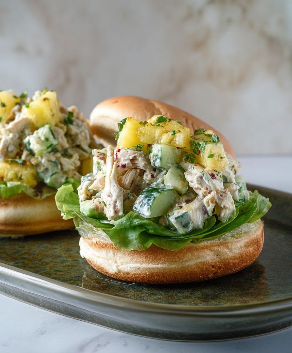 Pineapple chicken salad