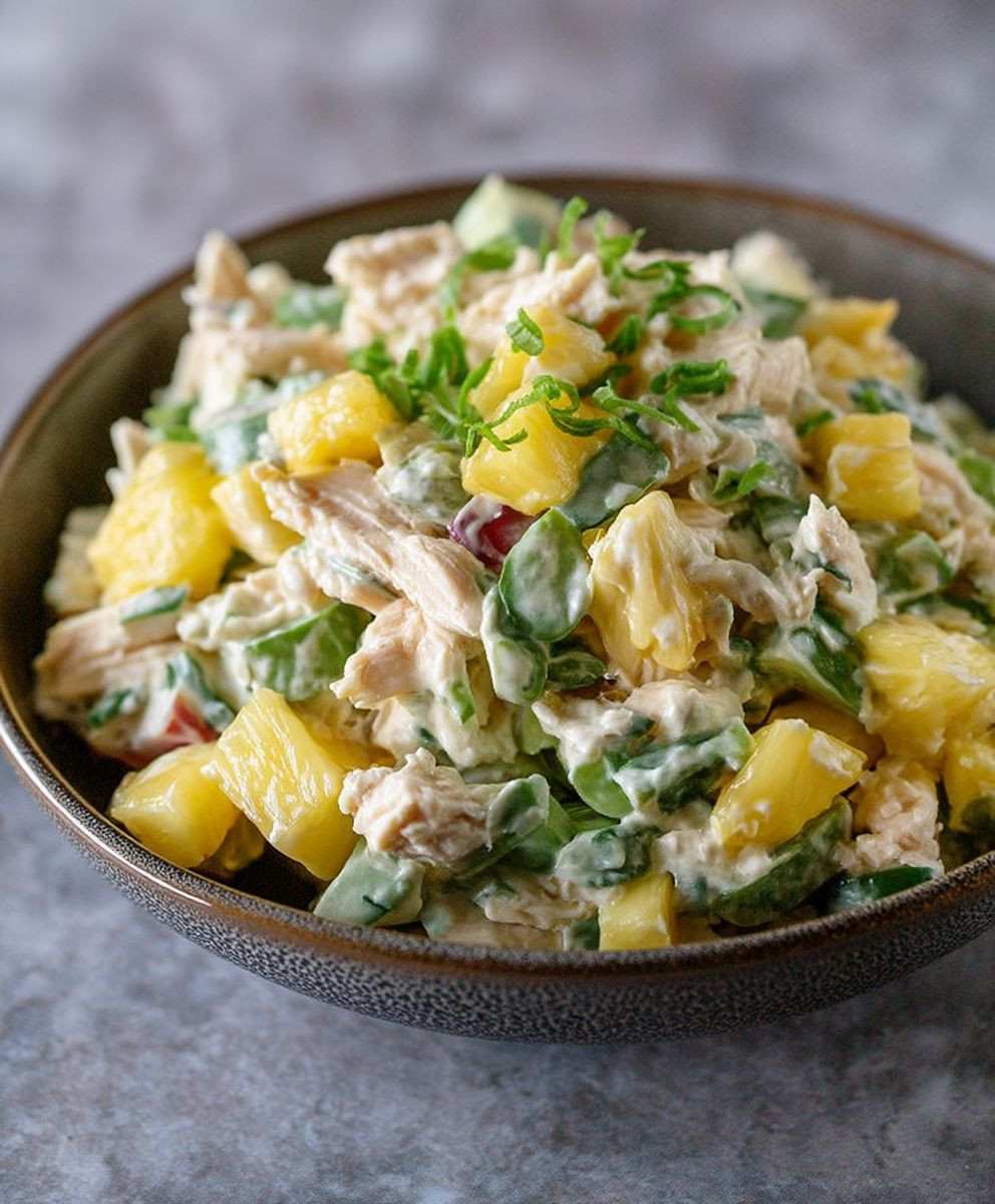 Pineapple chicken salad