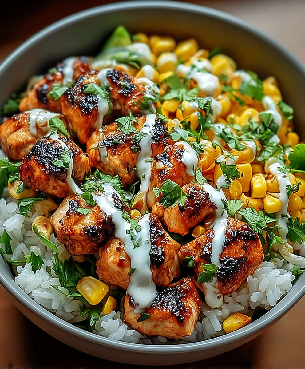 Street Corn Chicken Bowl