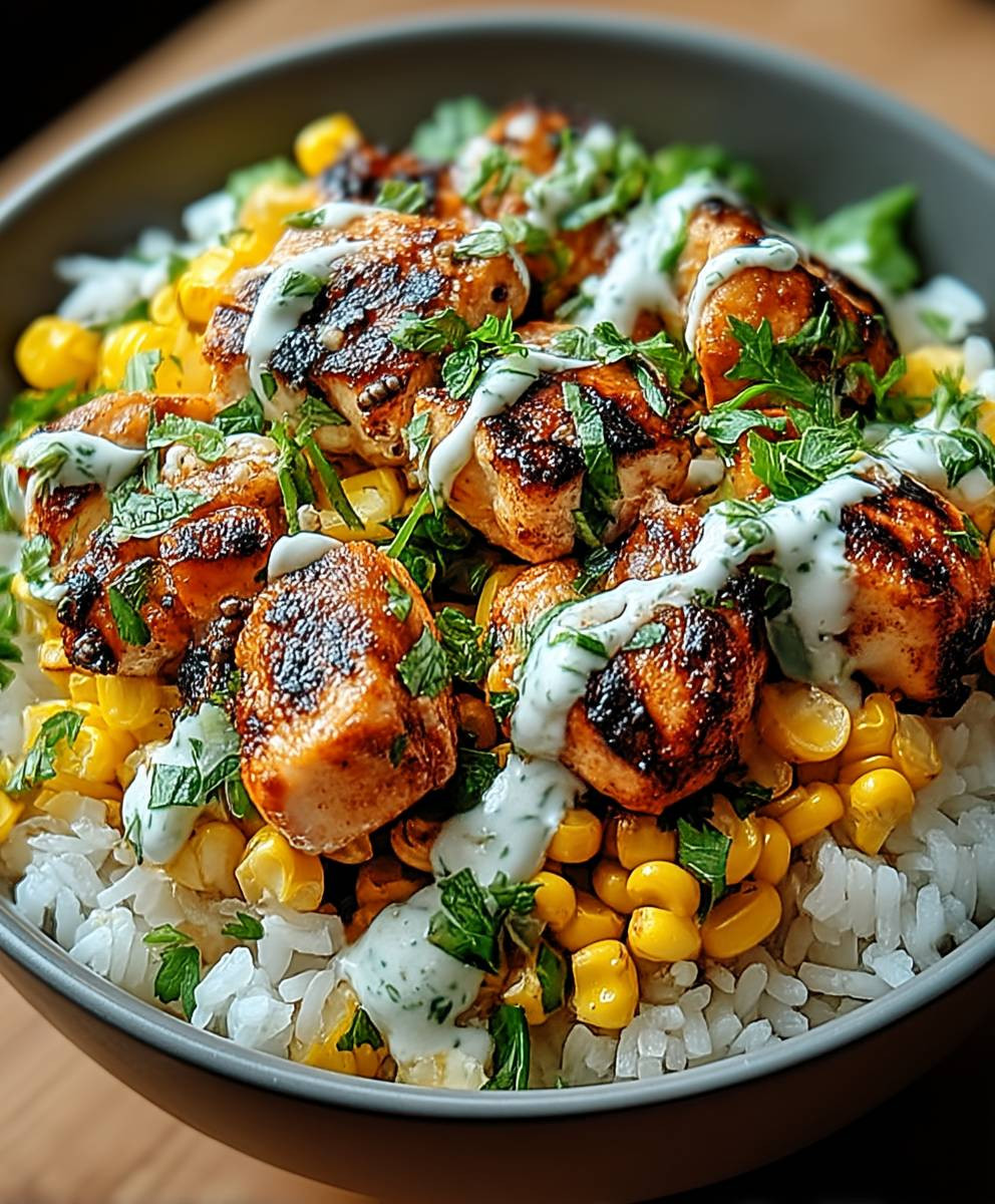 Street Corn Chicken Bowl