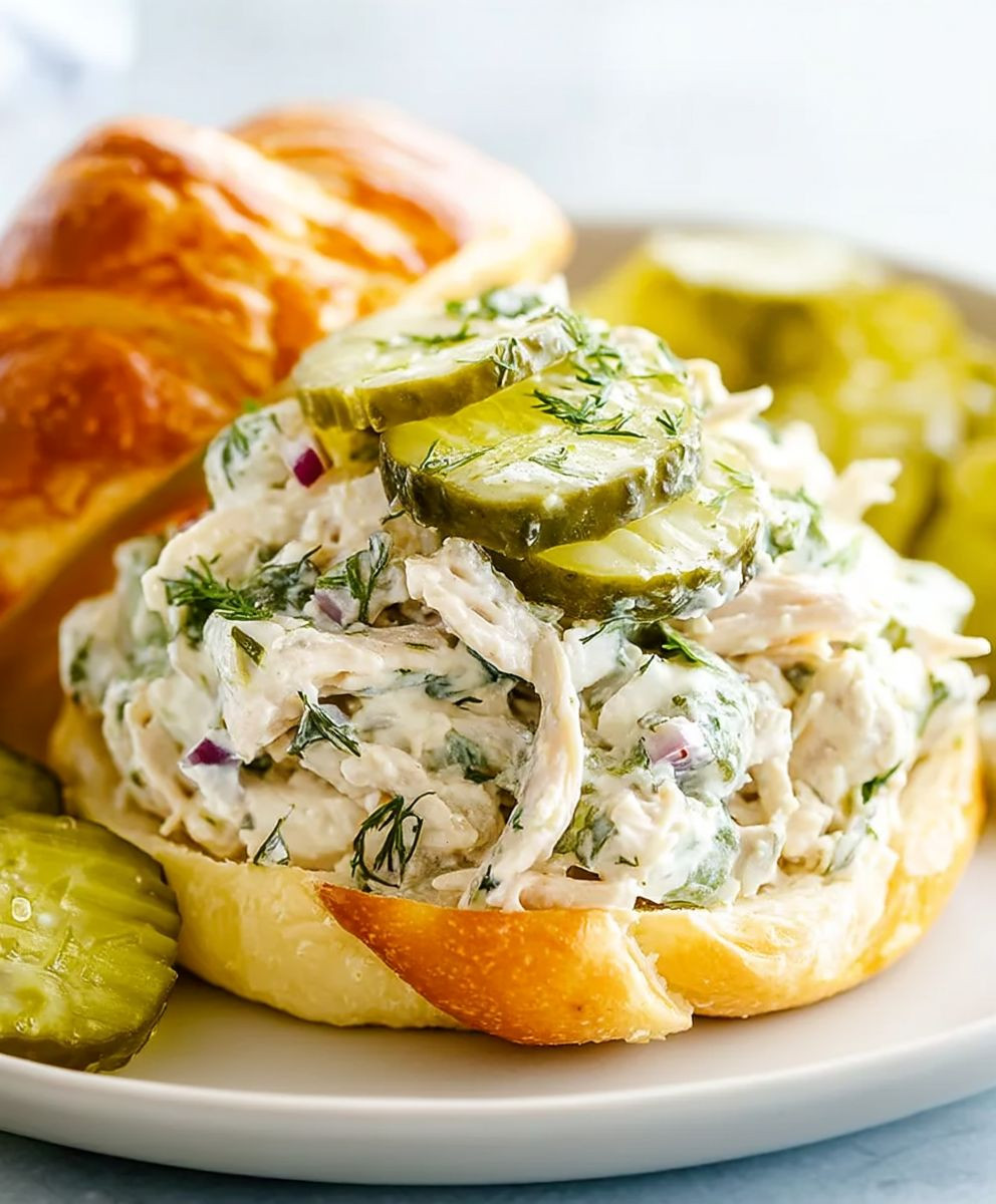 Dill Pickle Chicken Salad