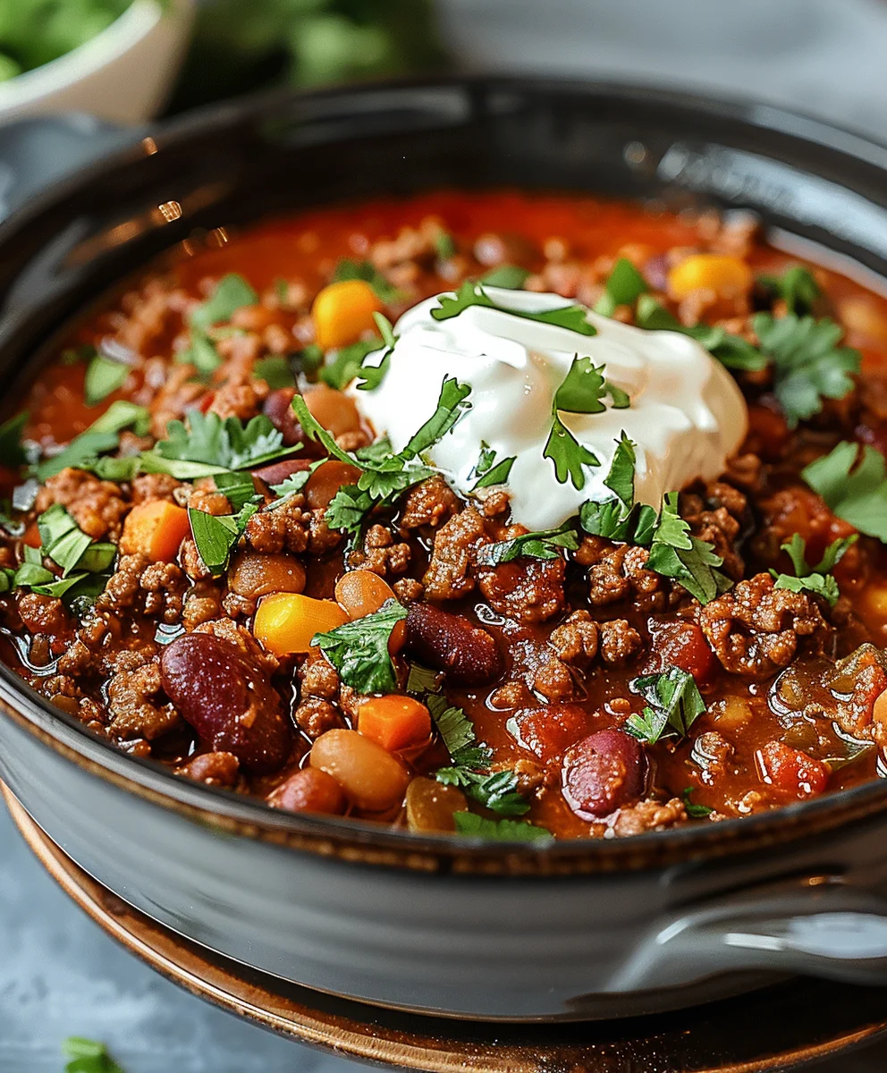 Ultimate Ground Beef Stovetop Chili – Simple & Savory