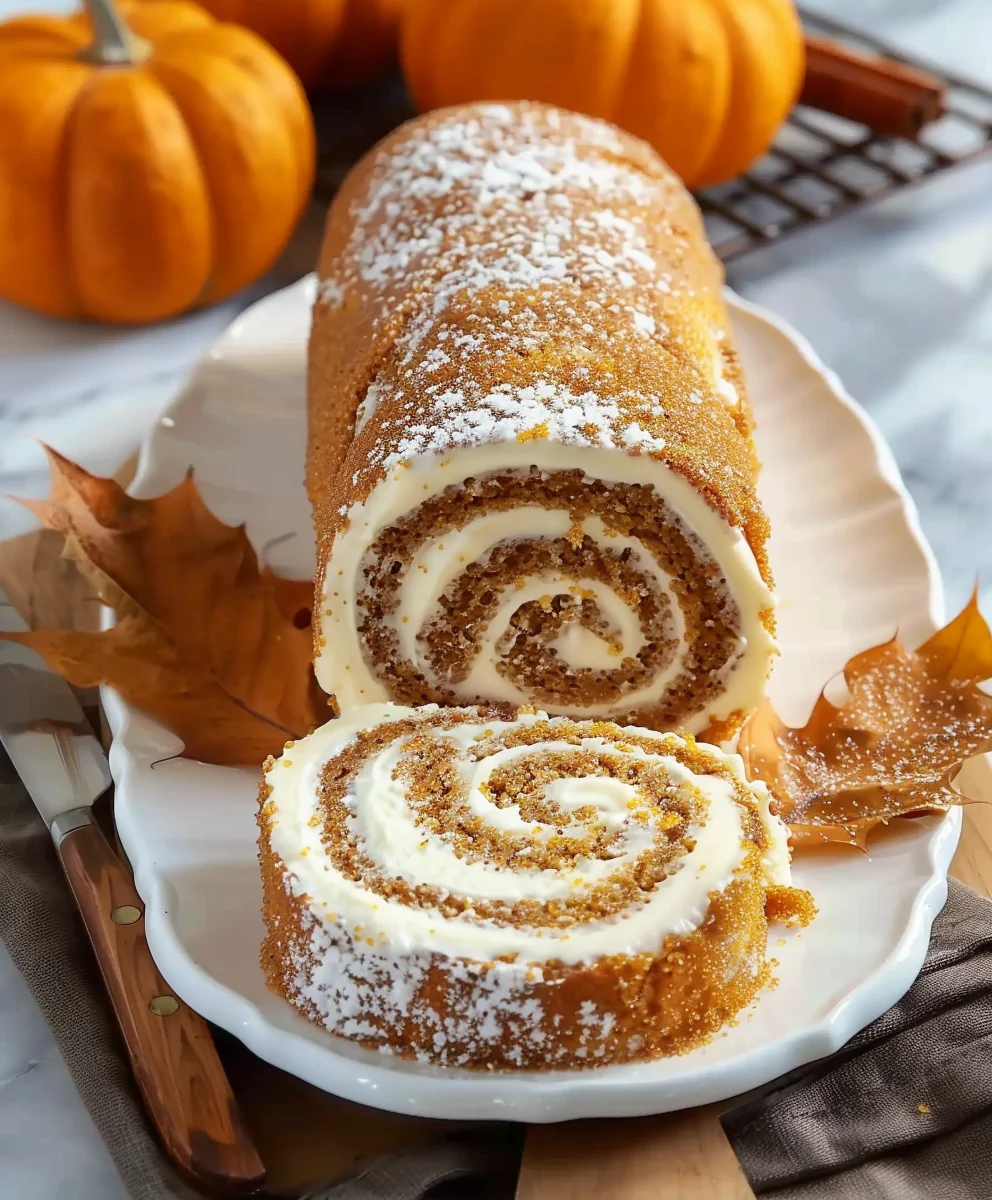 Cozy Fall Pumpkin Spice Roll Cake Recipe: Perfect for Autumn!