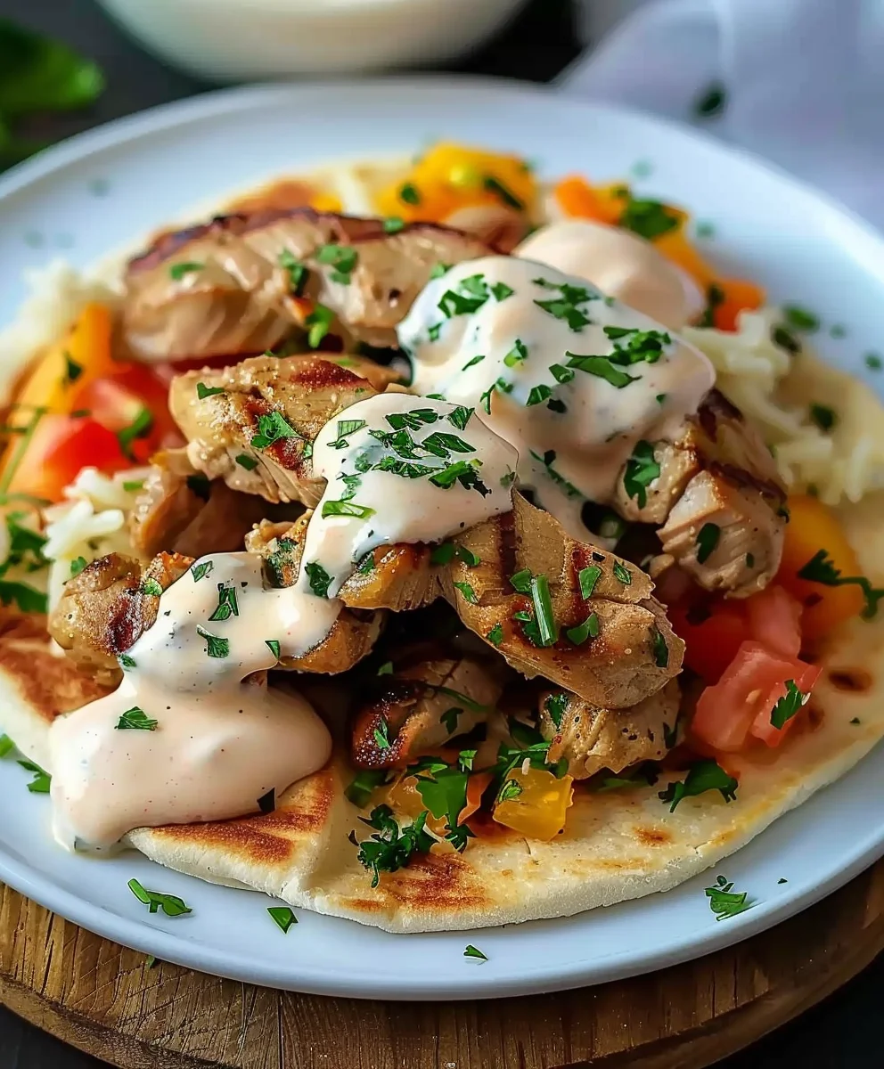 Ultimate Chicken Gyros in Creamy Sour Cream Sauce