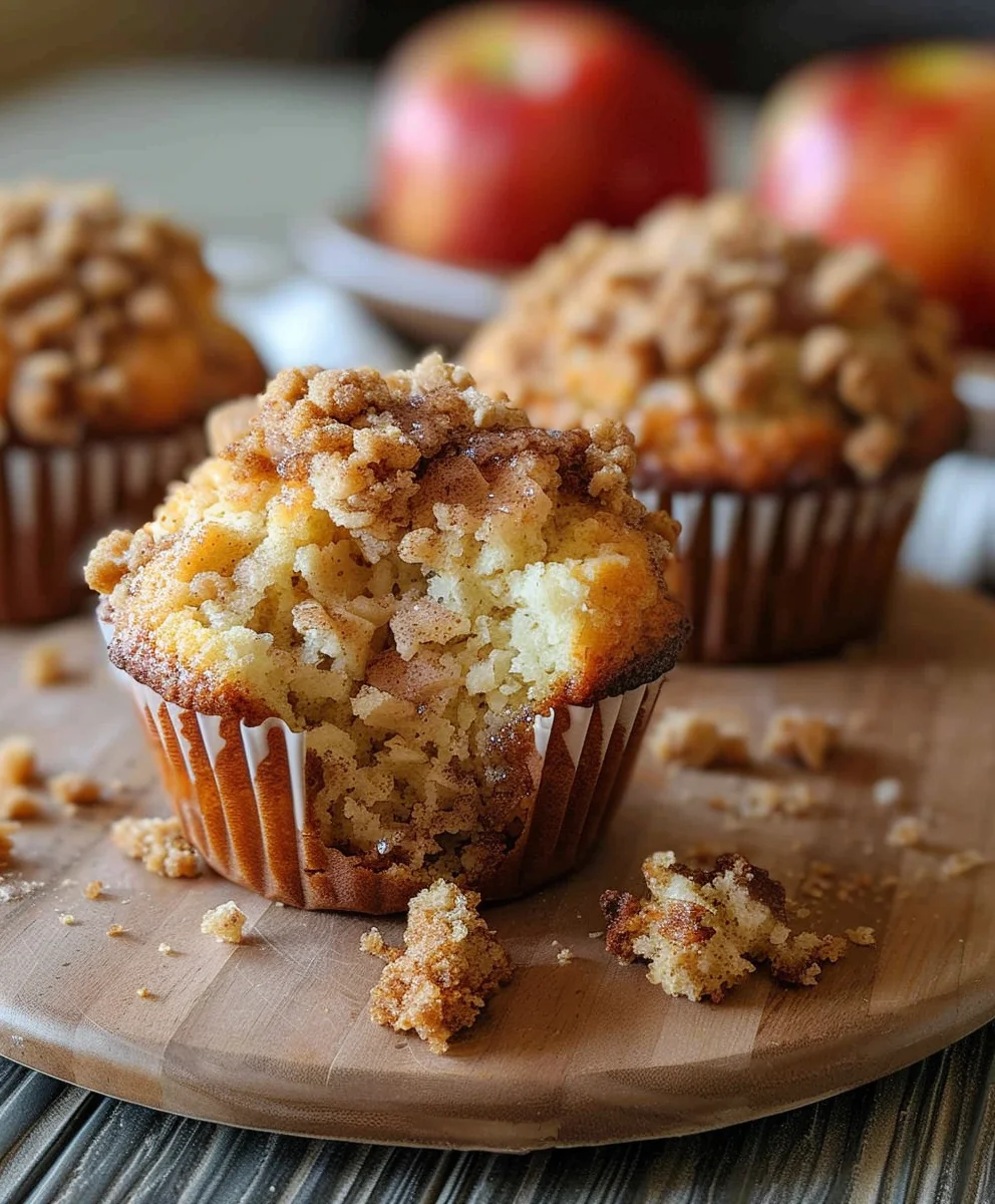 Irresistible Apple Cinnamon Streusel Muffins Recipe