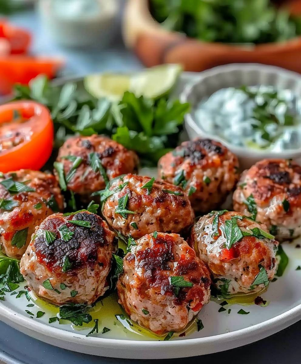 Greek Turkey Meatballs