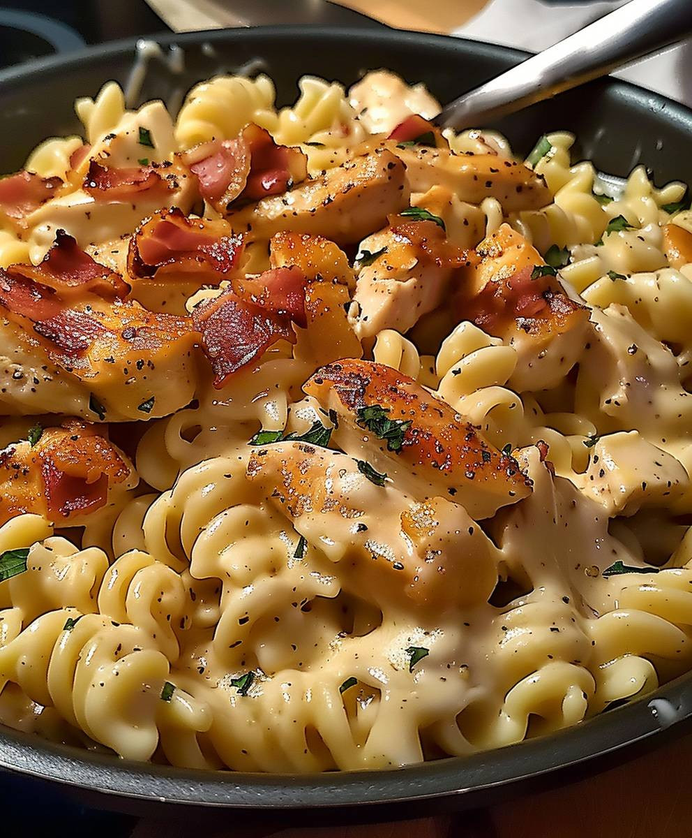 Creamy Chicken Bacon Pasta