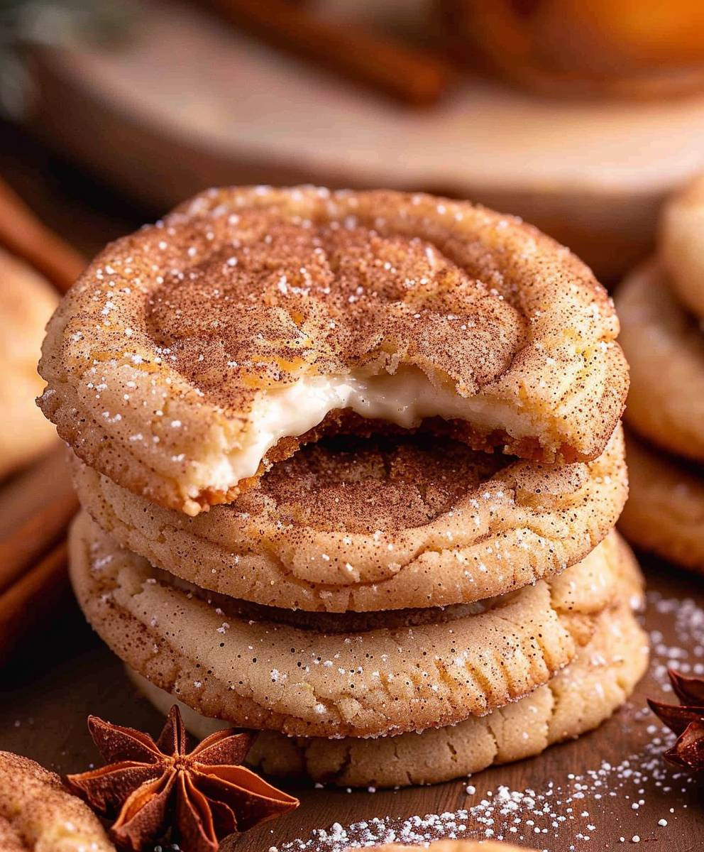 Snickerdoodle Cheesecake Cookies
