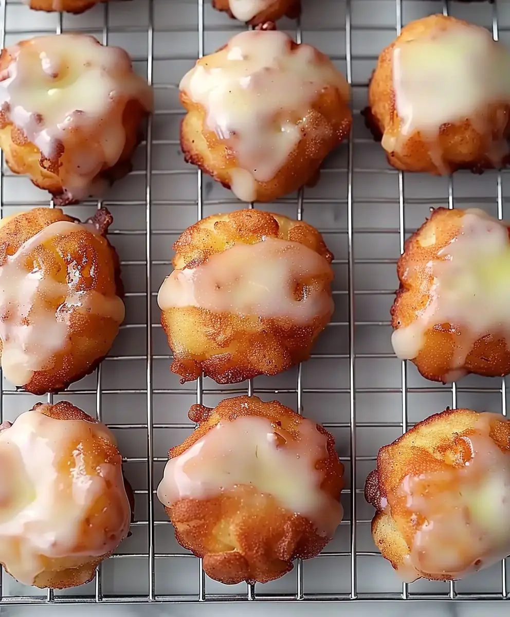 Air Fryer Apple Fritters