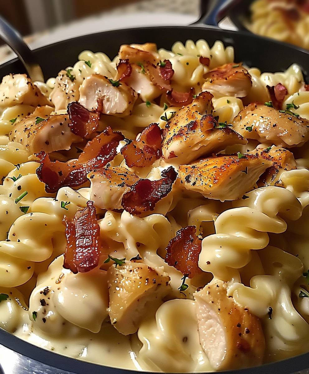 Creamy Chicken Bacon Pasta
