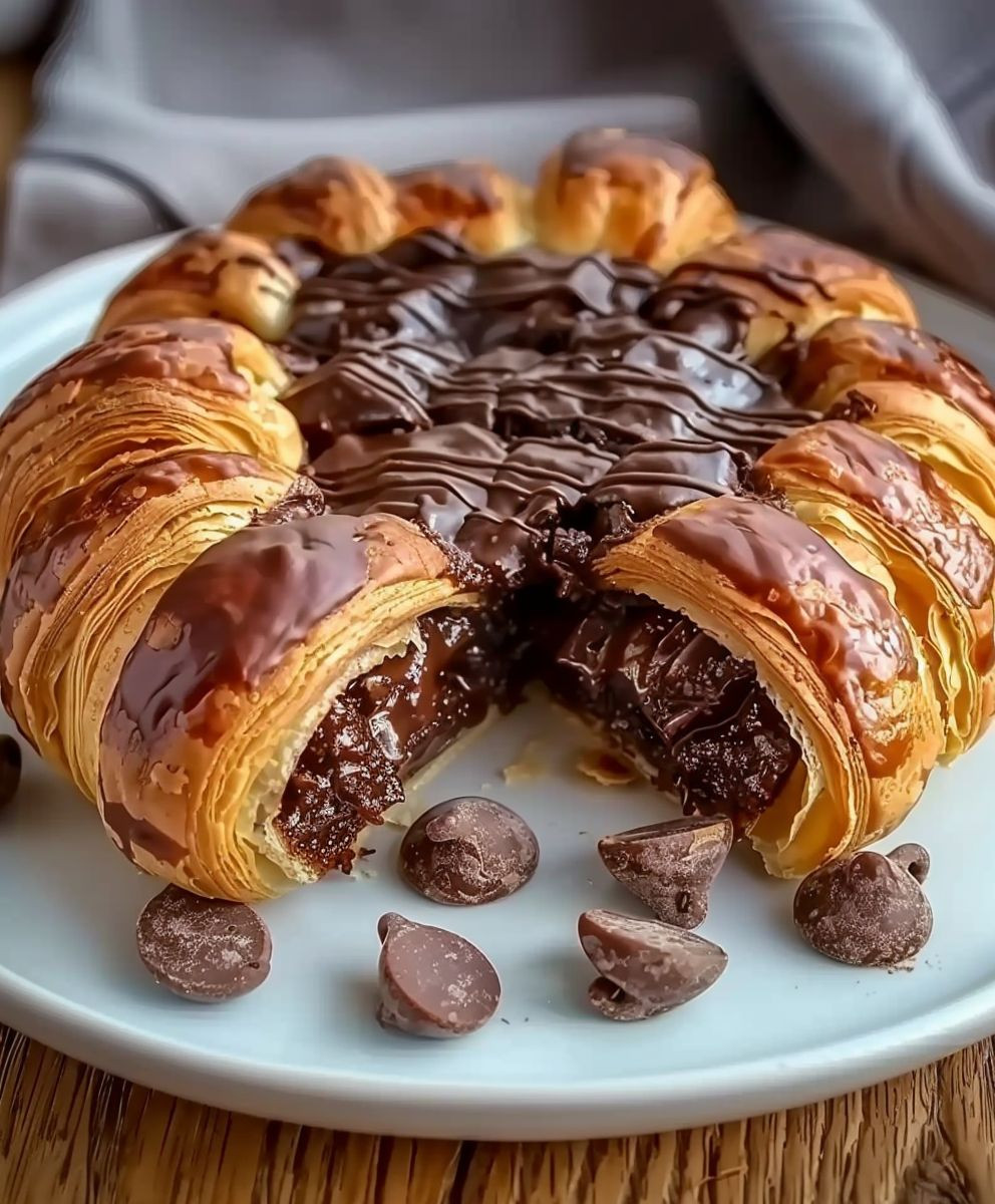 Chocolate Croissant Bake