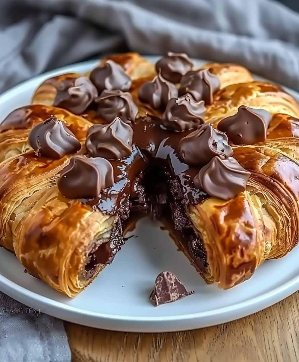 Chocolate Croissant Bake