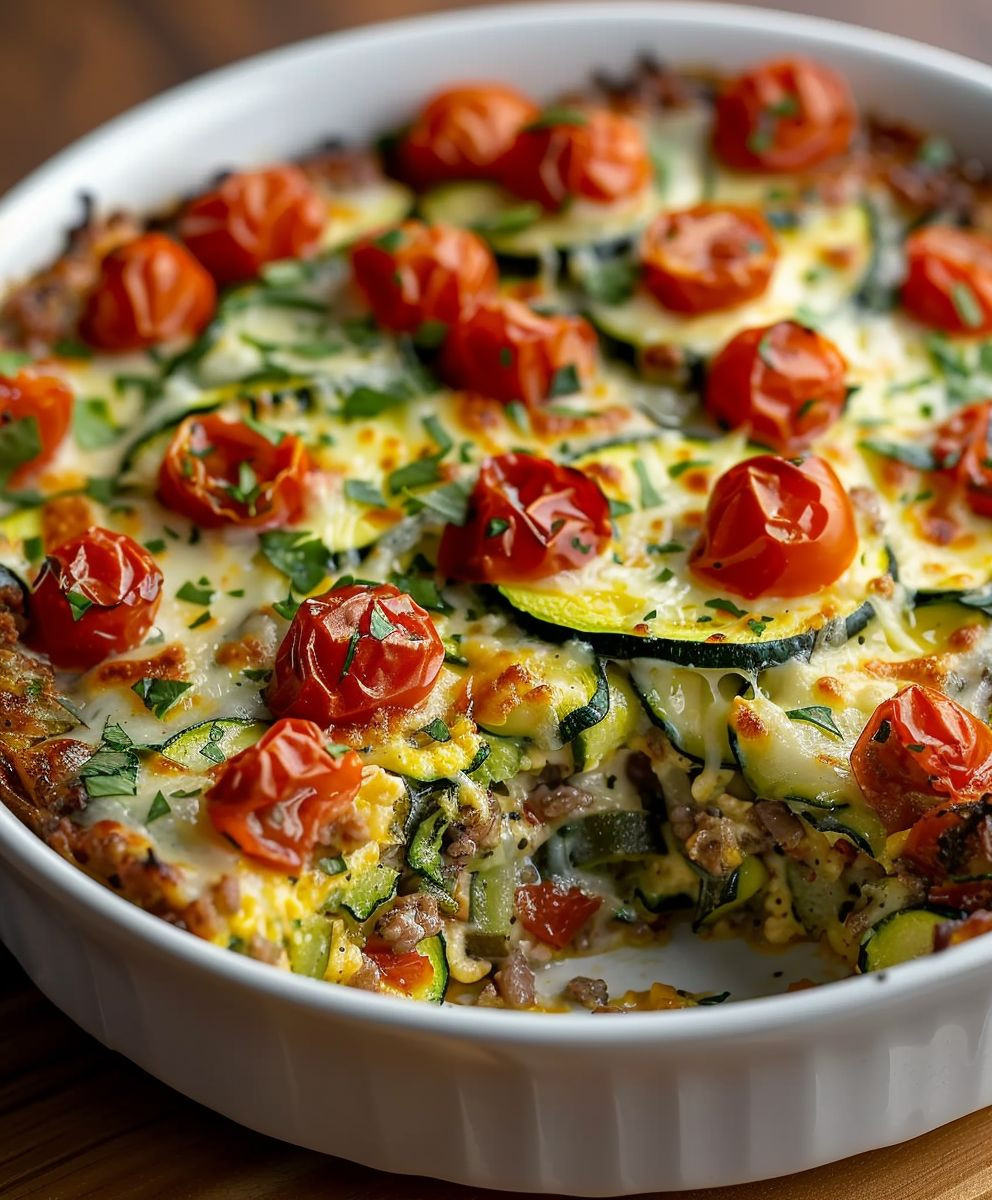 Zucchini Pizza Casserole