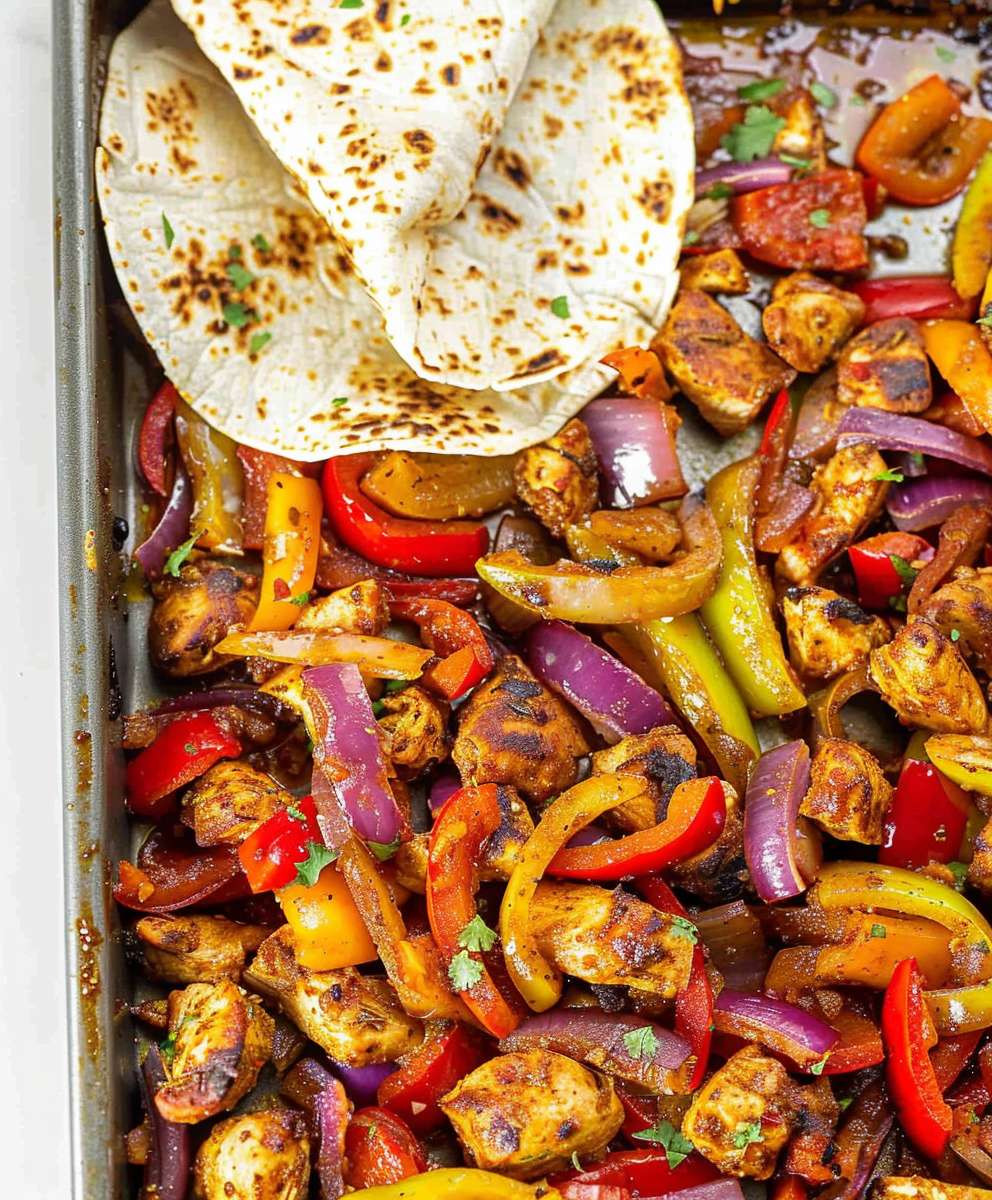 Sheet Pan Chicken Fajitas