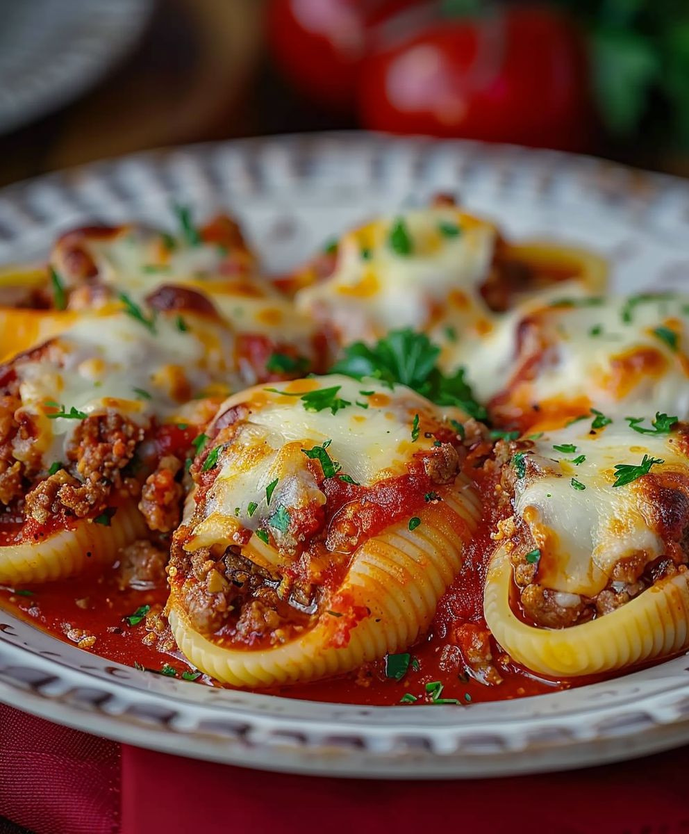 Stuffed Shells with Meat
