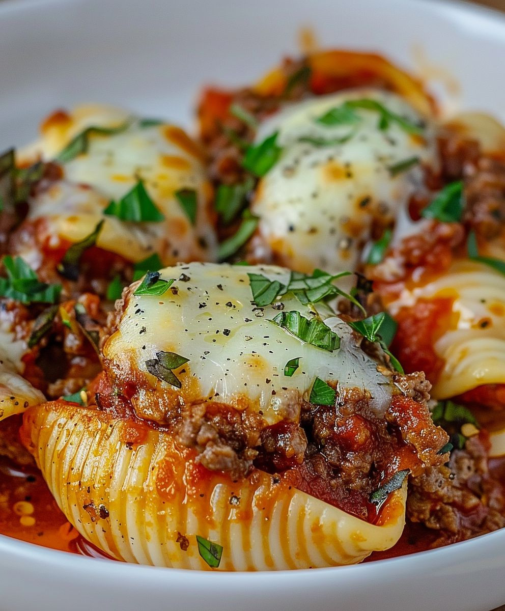 Stuffed Shells with Meat