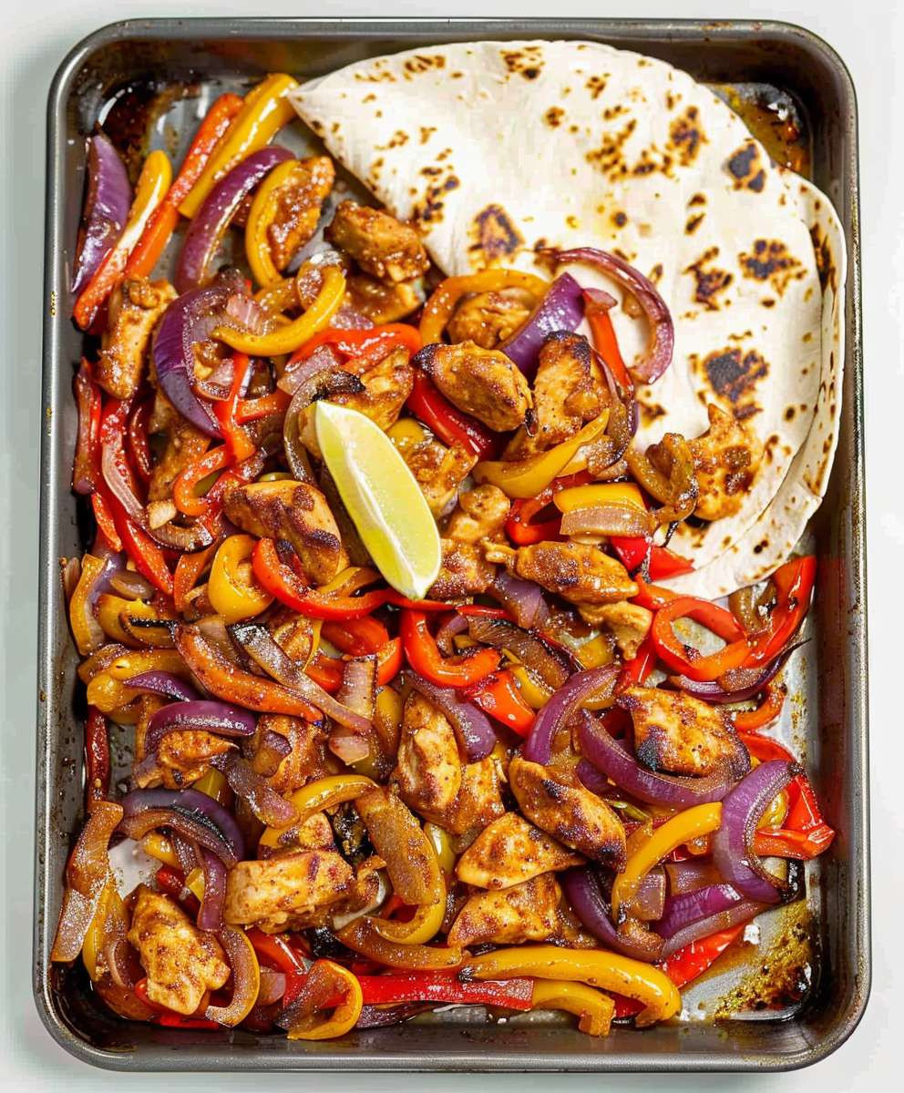 Sheet Pan Chicken Fajitas
