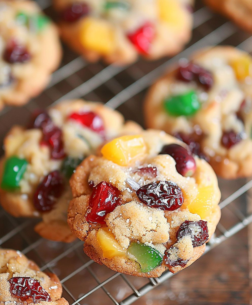 Christmas Fruitcake Cookies