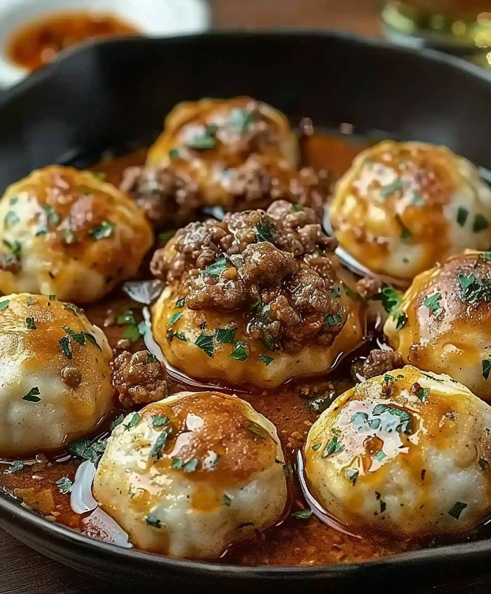 Ground Beef Dumplings