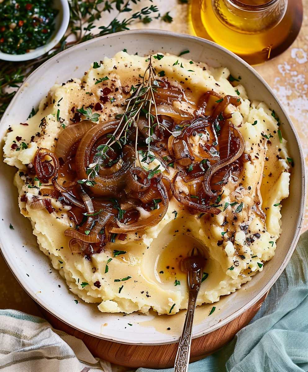 Caramelized Onion Mashed Potatoes