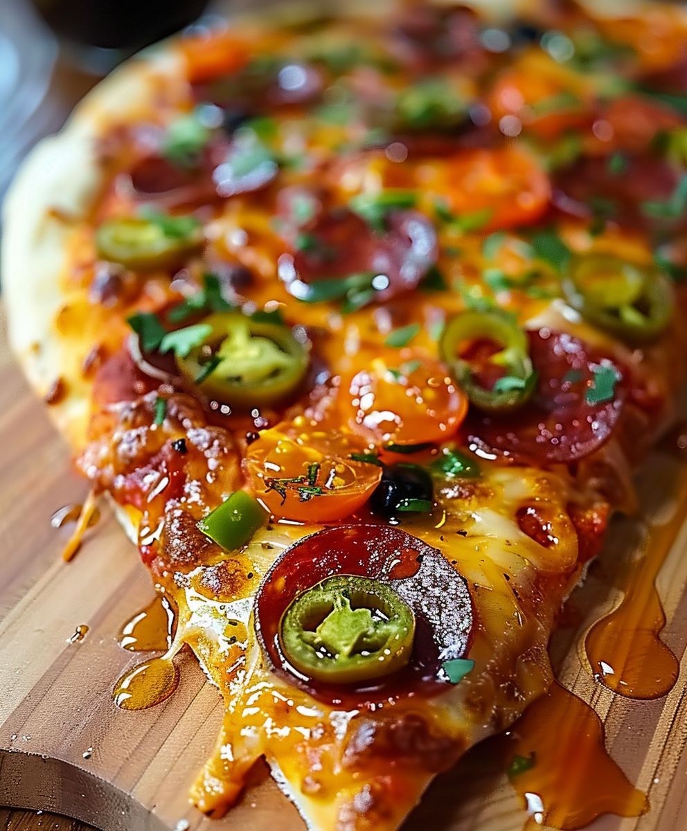 Hot Honey Flatbread Pizza