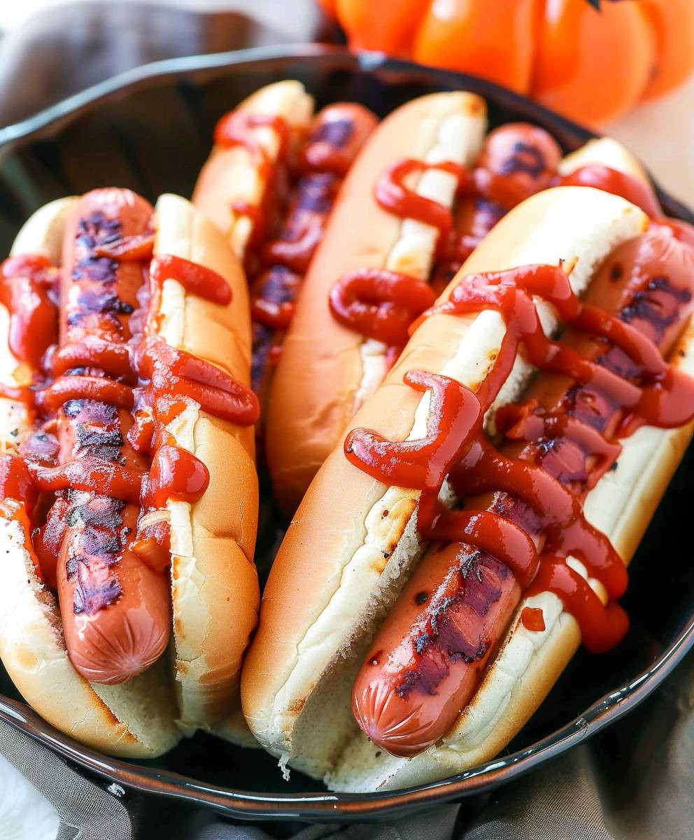 Halloween Hot Dogs