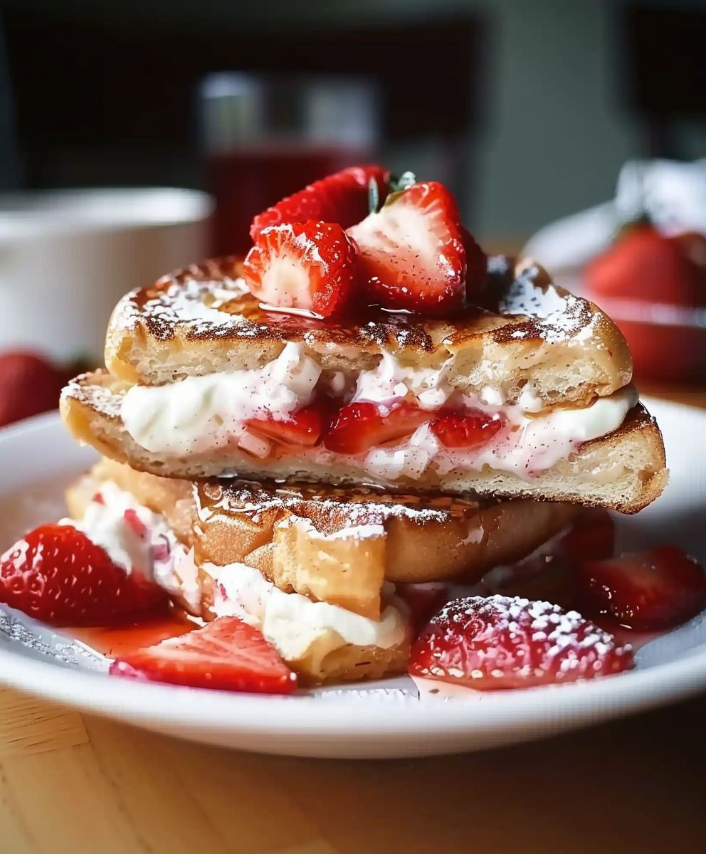 Strawberry Cream Cheese French Toast
