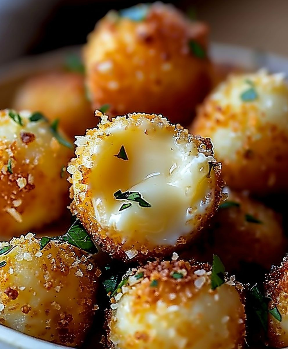 Cheesy Parmesan Mozzarella Bites
