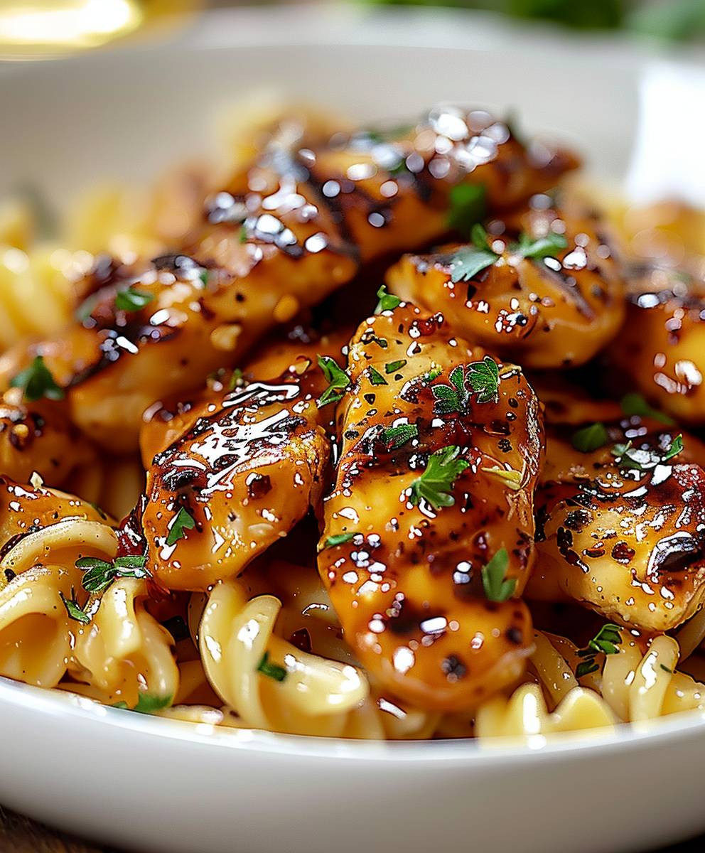 Honey Pepper Chicken Pasta
