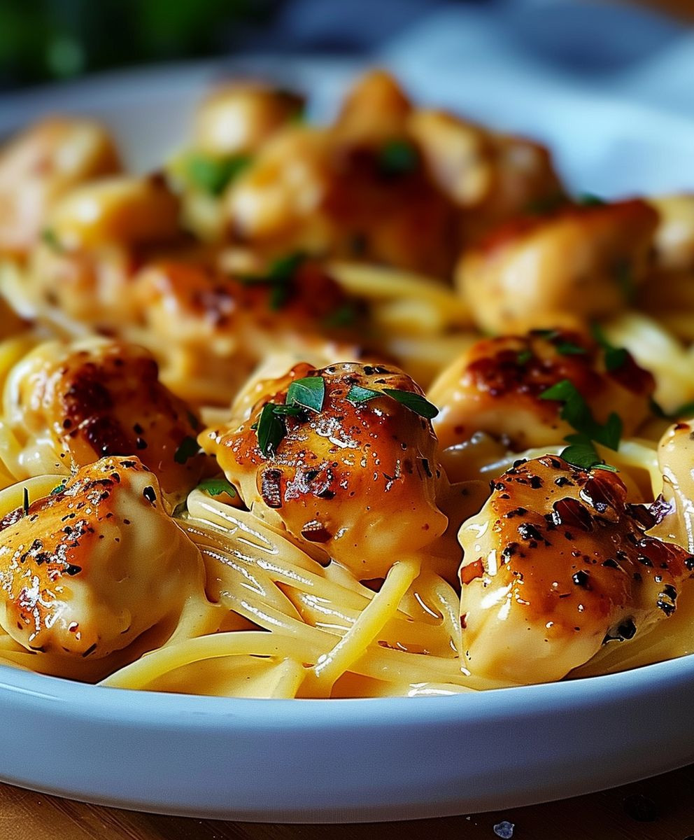 Garlic Butter Chicken Pasta