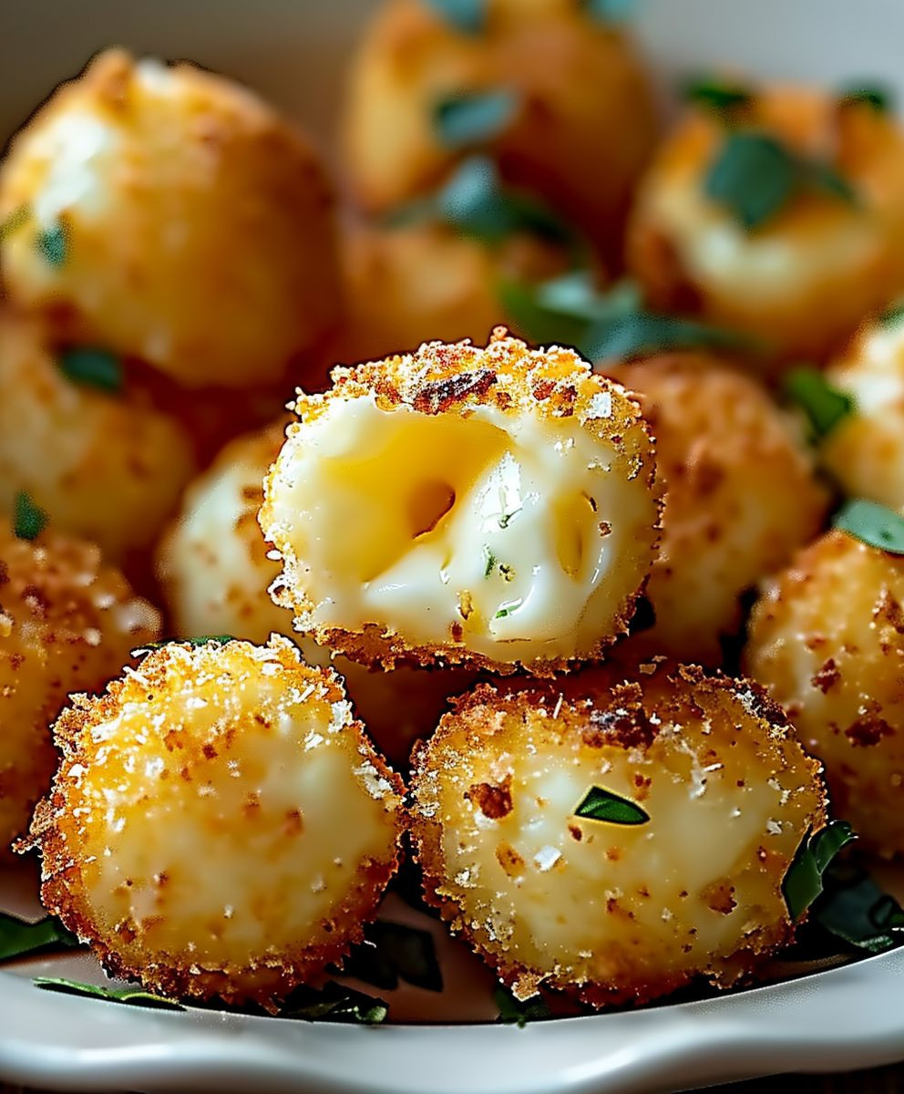Cheesy Parmesan Mozzarella Bites