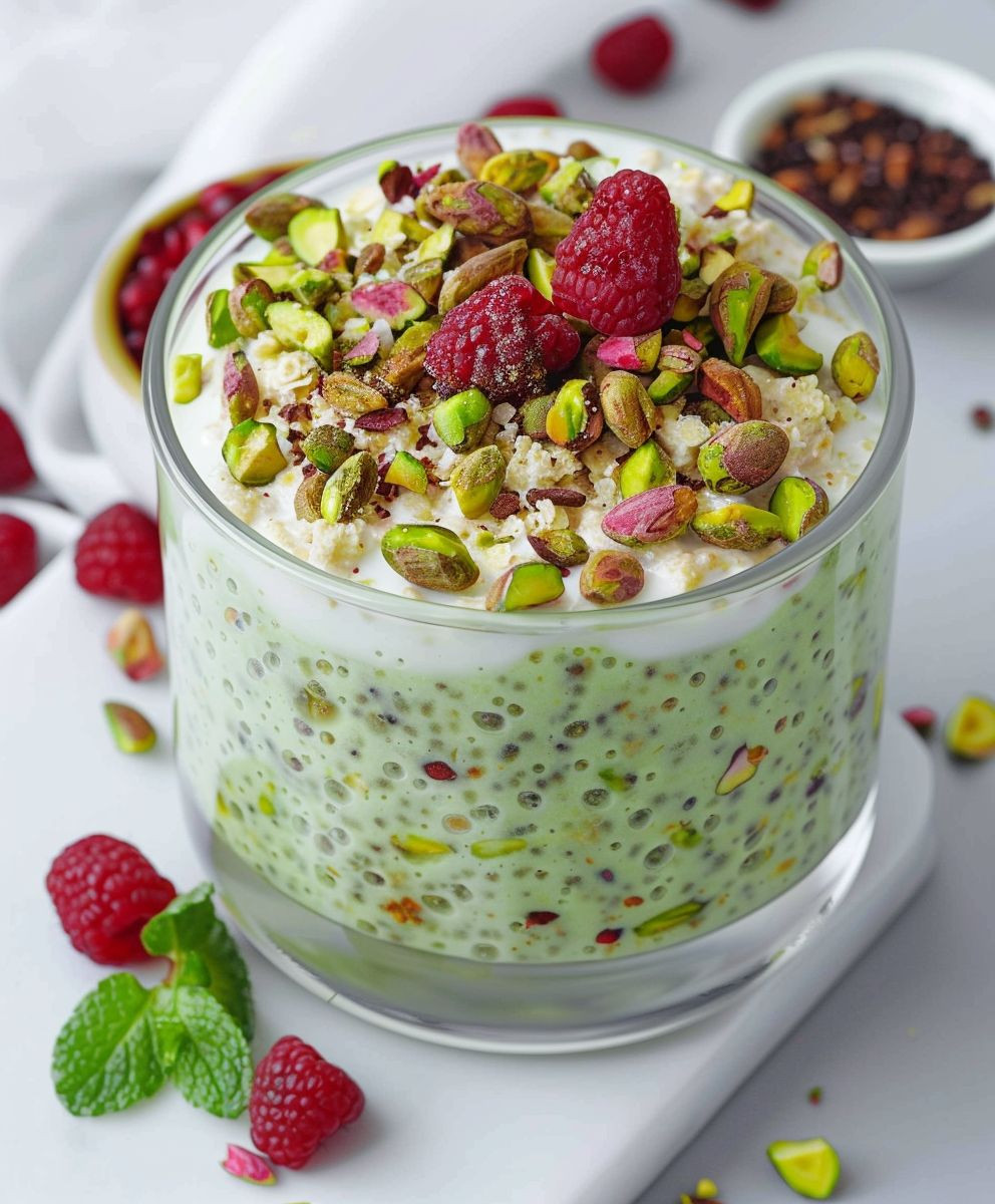 Pistachio Overnight Oats